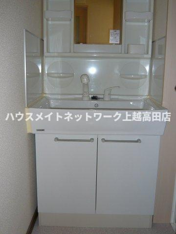 ルミエール　デュースの独立洗面台|洗髪洗面化粧台（同室タイプ２０２号室の画像を掲載）