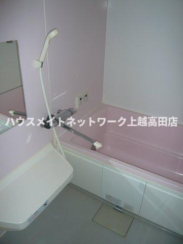ルミエール　デュースの浴室|追焚機能付（同室タイプ２０２号室の画像を掲載）