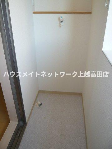 ルミエール　デュースの設備|洗濯機置場（同室タイプ２０２号室の画像を掲載）