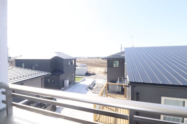 郡山市東原1丁目　　　１号棟　　　富田東小学校、富田中学区のバルコニー|※同社施工例