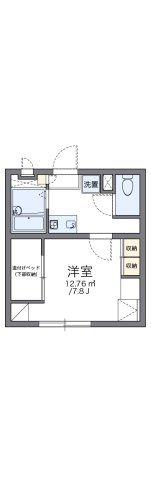 レオパレスヒビキの間取り|代表的な間取のため実際の間取とは異なる場合があります