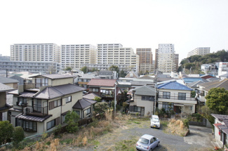側面窓からの景色