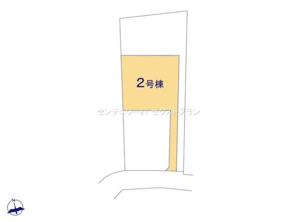 第1前橋亀里 2号棟の区画図|区画図