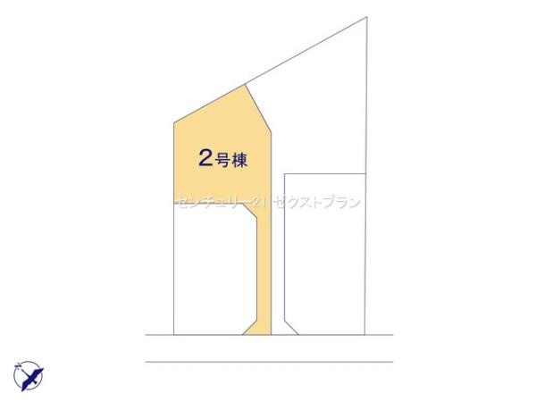 桐生市相生町2丁目01期 2号棟の区画図|区画図