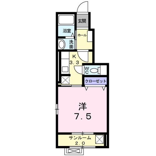 サンフィオーレＡの間取り