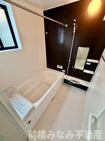 【新築】前橋市城東町1期　限定１棟　テラシエ　新築建売の浴室|コンパクトで使いやすいお風呂です