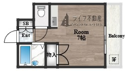 サンブライト新石切の間取り