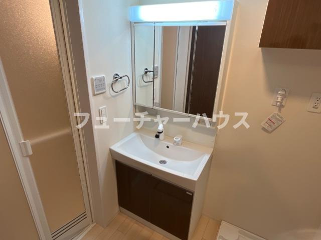 仮）水戸市姫子１丁目新築アパートの洗面所|洗髪洗面化粧台（イメージ）
