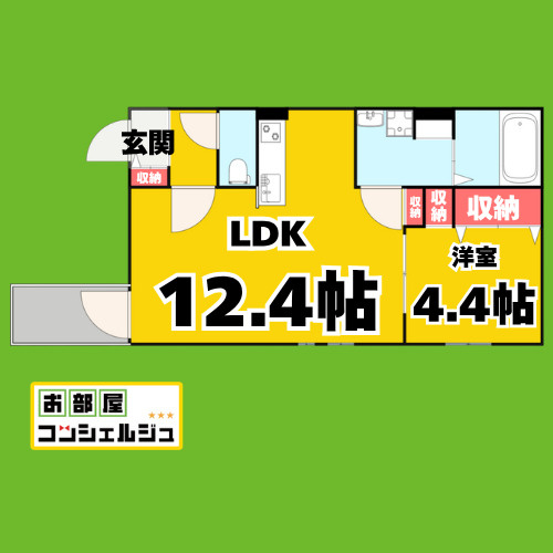 DEVELD西又兵ヱの間取り