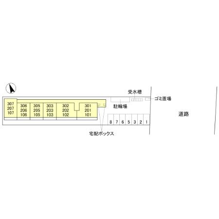 D's北条１丁目の区画図