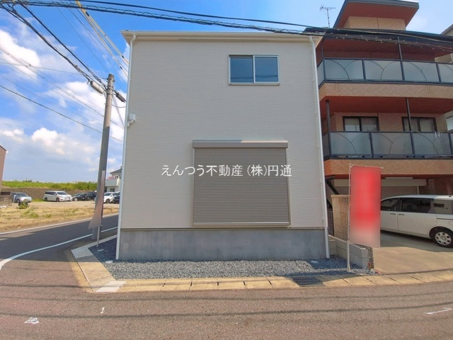 こも原町1期の前面道路含む現地写真