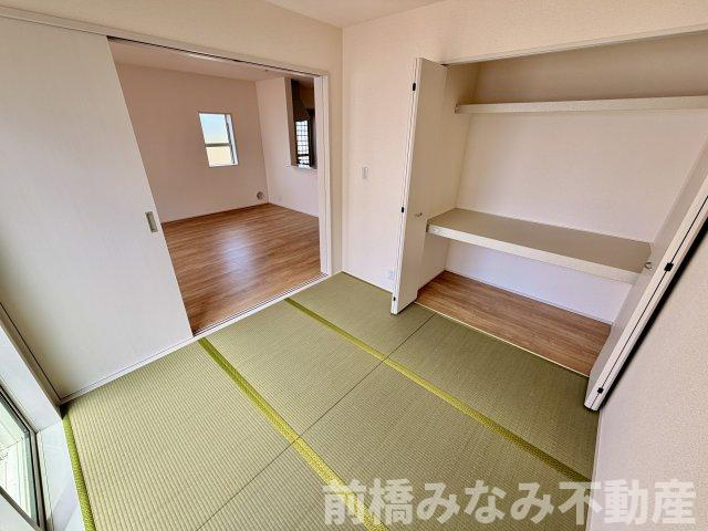 【新築】前橋市富士見町時沢第12　１号棟(全５棟)　リーブルガーデン　新築建売分譲の和室|和室があると落ち着いた雰囲気になりますね
