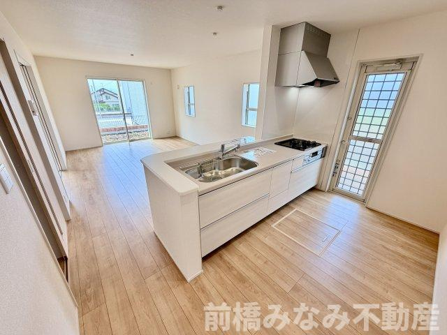 【新築】前橋市富士見町時沢第12　１号棟(全５棟)　リーブルガーデン　新築建売分譲のキッチン|キッチンでお料理をお楽しみください