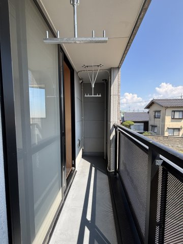 アクアサイド　Ａ棟のバルコニー