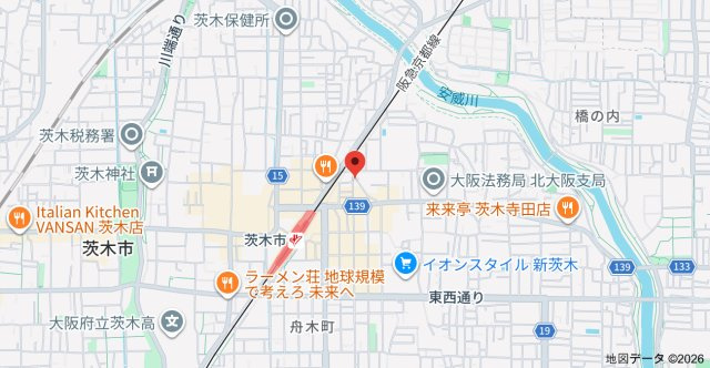 ステラガーデン茨木EASTの地図