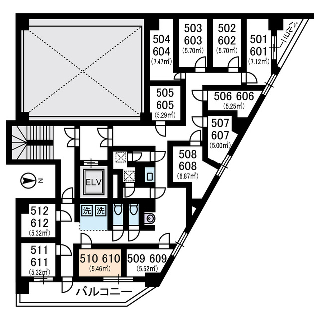 日興池袋ビル（旧トウセン池袋ビル）の間取り