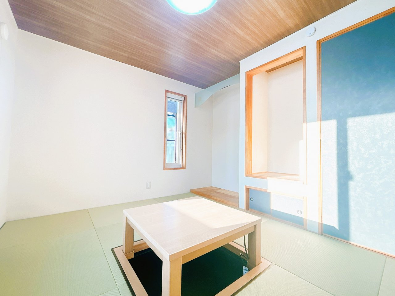 北見市川東２１番地５７　中古売家の和室|【リフォーム済み】1階和室には掘りごたつを設置致しました。取り外すこともできますので用途に応じてお使いいただけます。