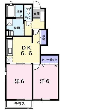 エマールカモガワの間取り