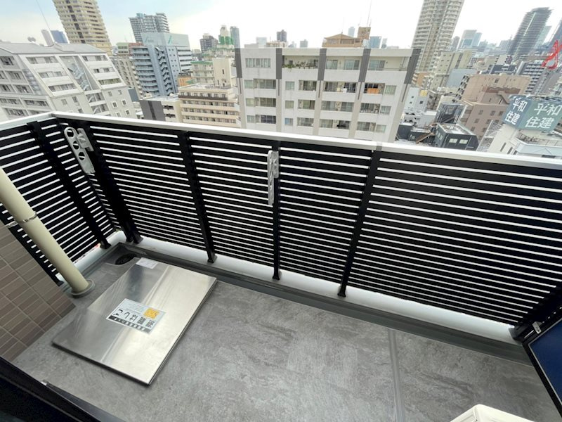 S-RESIDENCE谷町五丁目のバルコニー