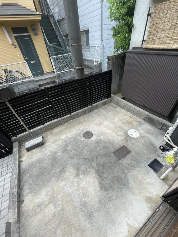 蓮宮テラスのバルコニー