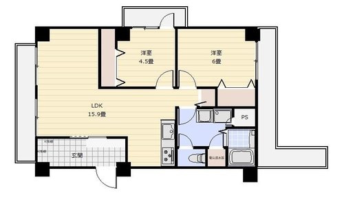 【間取り】 | ☆カーサ東淀川