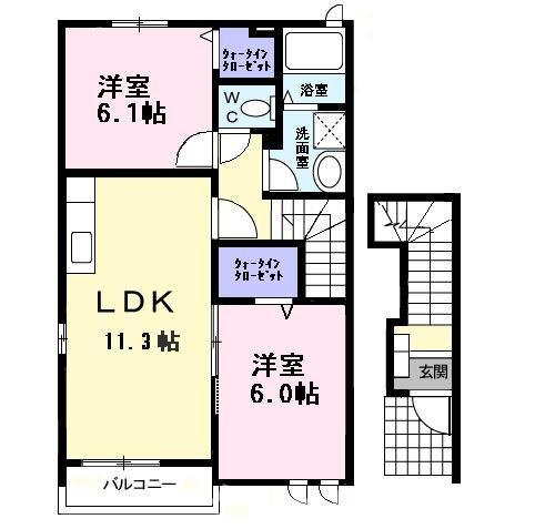 ハーモニー４の間取り