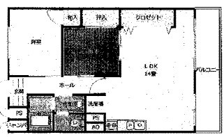 明石本町ビル住宅の間取り