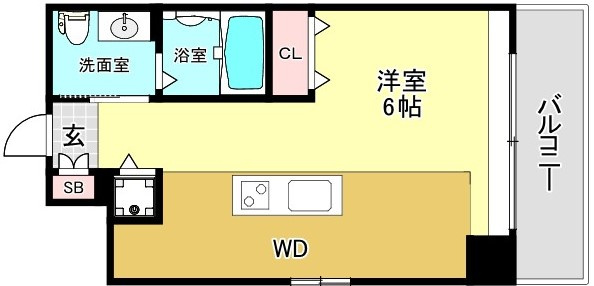 アーデンタワー南堀江の間取り