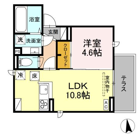 【間取り】 | Ｄ－ＲＯＯＭ平和