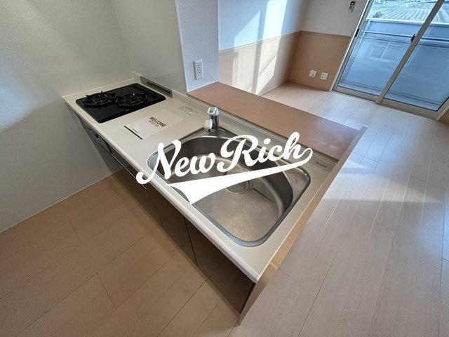 高崎市西横手町のアパートのキッチン