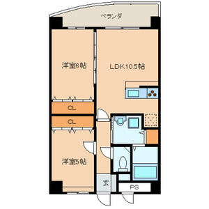 E・POPULARⅡ（イーポプラールツー）【キャッシュバック対象物件】の間取り