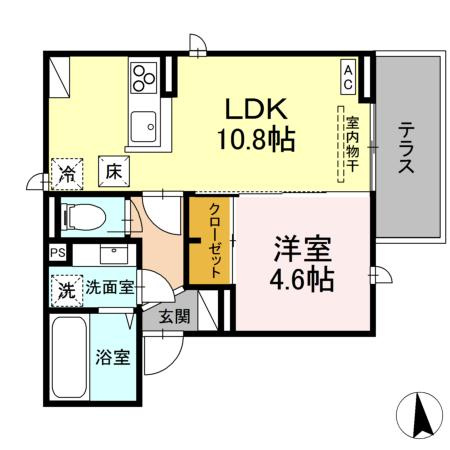 【間取り】 | Ｄ－ＲＯＯＭ平和