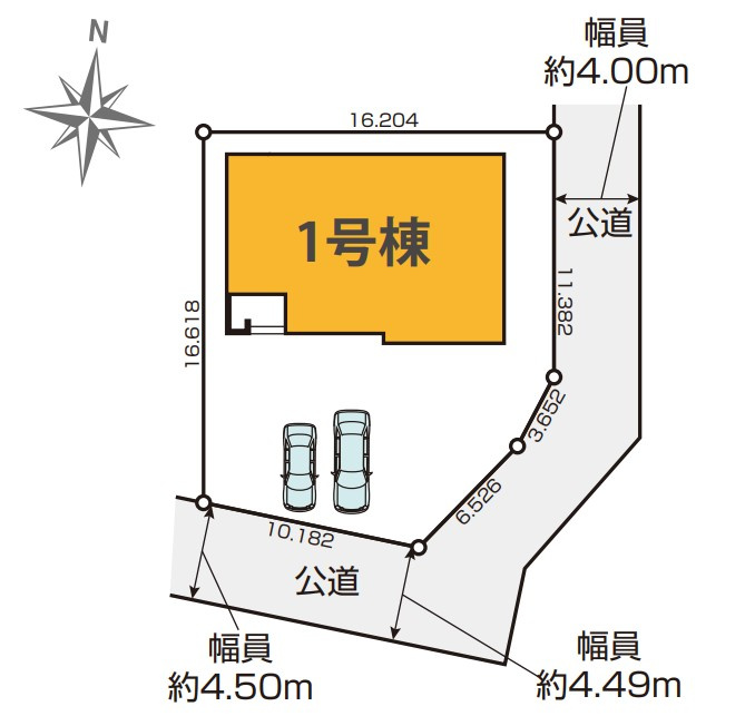 水戸市酒門町2期　新築戸建の区画図