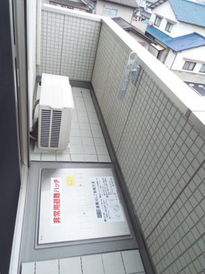 【バルコニー】 | エコール草戸 | 北東向き