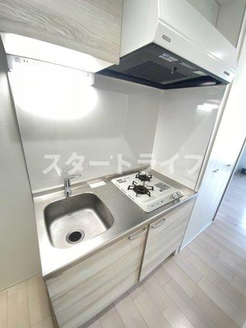 大阪市東淀川区東中島１丁目の賃貸マンションのキッチン