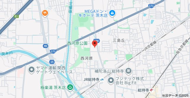 MASUno茨木の地図