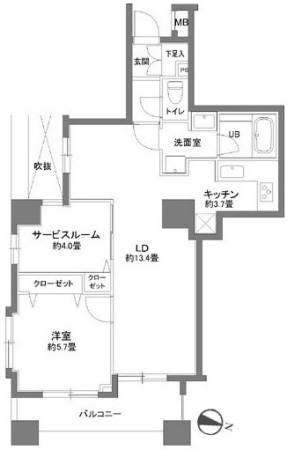 カスタリア本所吾妻橋の間取り