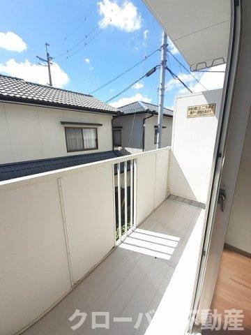 メゾングレース　Ｃのバルコニー