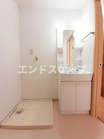 エステートＫⅡの洗面所|高崎、前橋のお部屋探しはエンドスケープまで！お客様の理想お聞かせ下さい♪