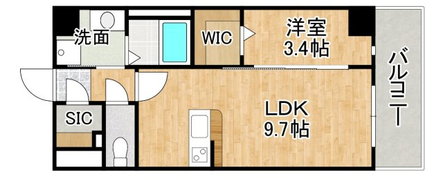 ラルヴェール和白駅前の間取り