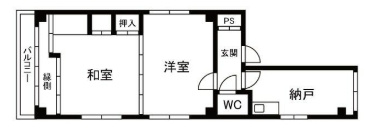 大日町テナントの間取り