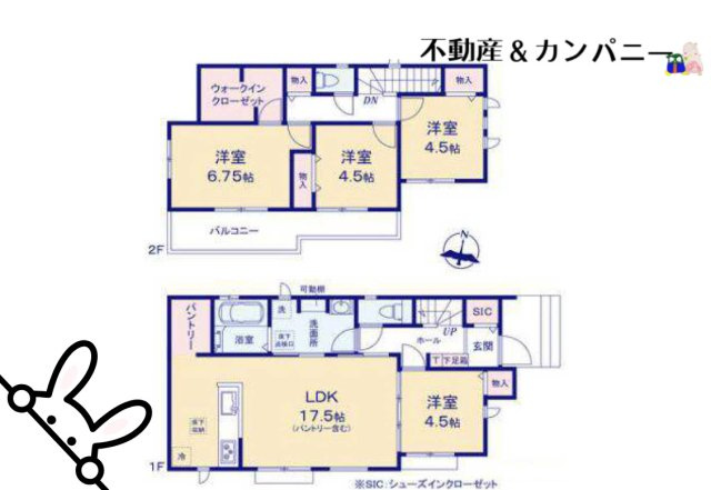 ハートフルタウン新居浜政枝町-B号棟　新居浜市政枝町2丁目の新築戸建の間取り