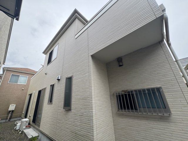 下川原六丁目戸建て物件の外観|南側　ちょっとしたスペースで家庭菜園も楽しめます
