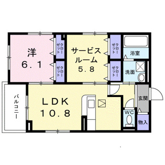 【間取り】 | KB.メゾングレイス