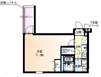 フジパレス阿倍野丸山通Ⅱ番館の間取り