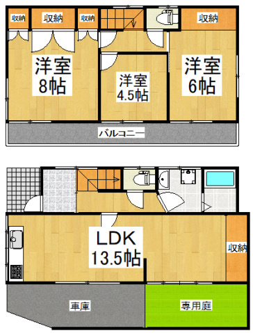新座市馬場１丁目貸家