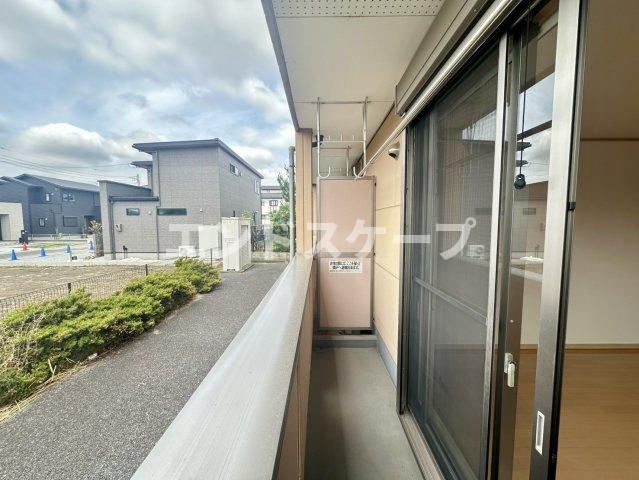 ヴィラコート　Ｋ＆Ｎのバルコニー|高崎、前橋のお部屋探しはエンドスケープまで！お客様の理想お聞かせ下さい♪