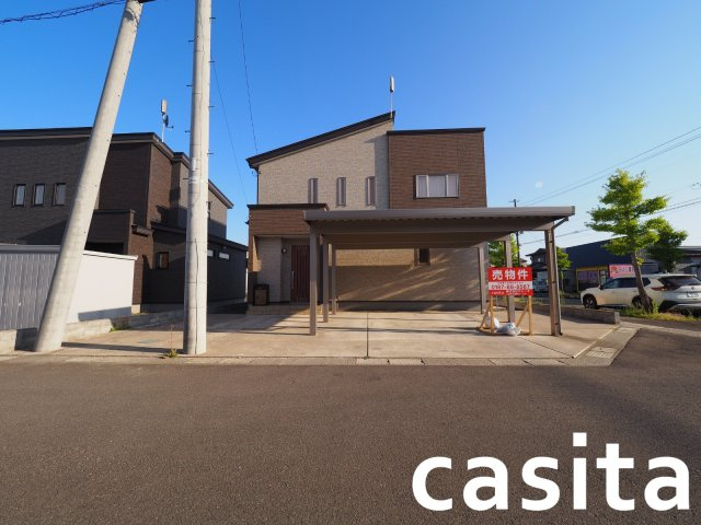 【中古戸建住宅】大仙市大曲田町 令和4年新築 大曲小学校区の3LDK戸建住宅カーポート・物置ありの画像