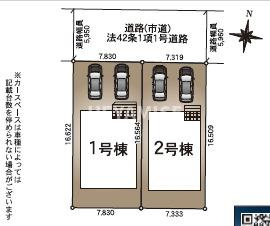 大村市小路口本町第1の区画図