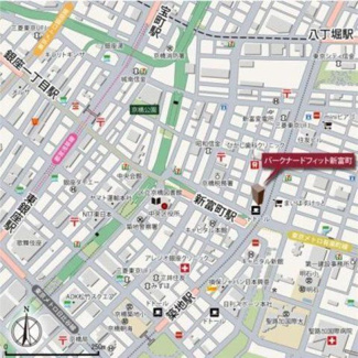【地図】 | パークナードフィット新富町